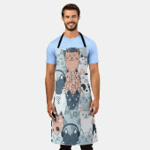 Naadloze patrooncutat schort (Gedragen)