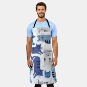 Naadloze patrooncutat schort (Gedragen)