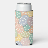 Naadloze Polka Dot Patroon in Pastel Kleuren (Seltzer Voorkant)