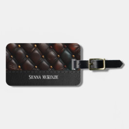 Naadloze  reliëf bagagelabel