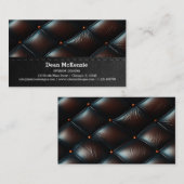 Naadloze  reliëf visitekaartje (Voorkant / Achterkant)