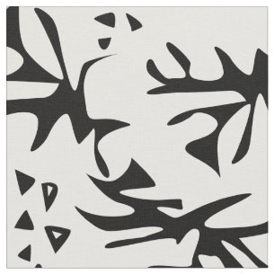 Naadloze retro  abstracte moderne vormen stof