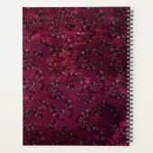 Naadloze retro kinder abstract, maar vlekjes planner (Achterkant)