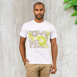 Naadloze Retro Mannen T-Shirt