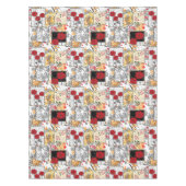Naadloze retro  patchwork-patches tafelkleed (Voorkant)