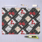 Naadloze retro patchwork-patches tissuepapier (Craft)