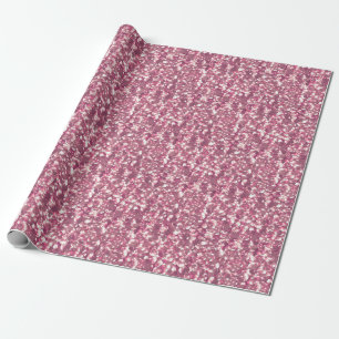 Naadloze roze zilverglitteraar zorgt voor glitter cadeaupapier