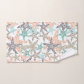 Naadloze set handdoekjes voor patroontroondokken bad handdoek (Handdoek)