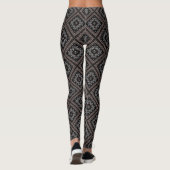 Naadloze sierbedden voor siersierjuwelen leggings (Achterkant)