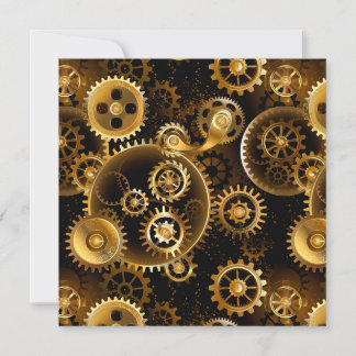 Naadloze Steampunk Brass Gears