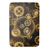 Naadloze Steampunk Brass Gears Badmat (Voorkant Verticaal)