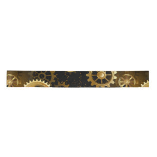 Naadloze Steampunk Brass Gears Lint