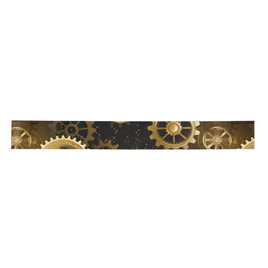 Naadloze Steampunk Brass Gears Lint (Voorkant)