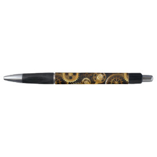 Naadloze Steampunk Brass Gears Pen