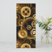 Naadloze Steampunk Brass Gears Programma (Staand voorkant)