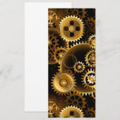 Naadloze Steampunk Brass Gears Programma (Voorkant / Achterkant)