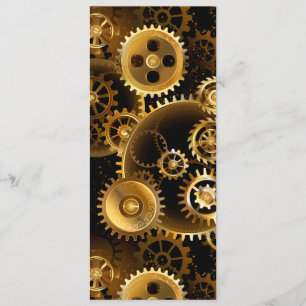 Naadloze Steampunk Brass Gears Programma