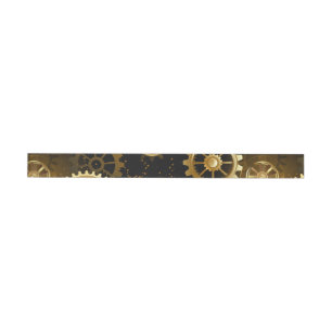 Naadloze Steampunk messing tandwielen
