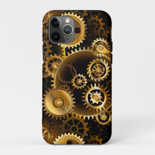 Naadloze Stoomtech Koperen Tandwielen iPhone 11 Pro Hoesje