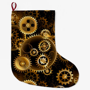 Naadloze Stoomtech Koperen Tandwielen Grote Kerstsok