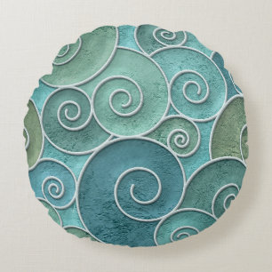 naadloze textuur van gipsplaten met een draaiend p rond kussen