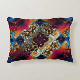 naadloze textuurachtergrond. Diagonale golven Accent Kussen