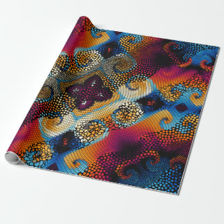 naadloze textuurachtergrond. Diagonale golven Cadeaupapier