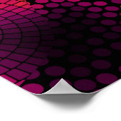 naadloze textuurachtergrond. Diagonale golven Poster (Hoek)