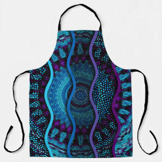 naadloze textuurachtergrond. Reddingsgolven of Schort