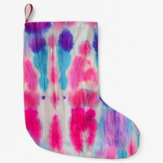 Naadloze vieze kunst. Heldere kleurrijke kleuren.  Kleine Kerstsok