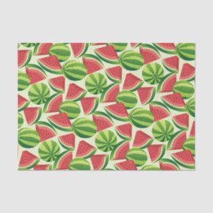 naadloze watermeloen achtergrond tissuepapier