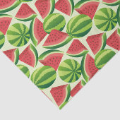naadloze watermeloen achtergrond tissuepapier (Detail)