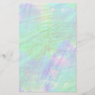 naadloze waterverf blauw, groen briefpapier