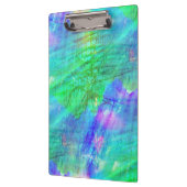 naadloze waterverf blauw, groen klembord (Links)