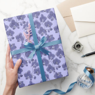 Naadloze waterverf orchideeën falaenopsis bloemen cadeaupapier