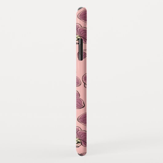 Naadloze waterverf orchideeën falaenopsis bloemen Case-Mate iPhone case (Achterkant/rechts)