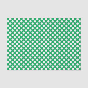 Naadloze White Polka dot -  achtergrond Tissuepapier