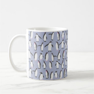 Naadloze Winter Pinguïns patroon + uw ideeën Koffiemok