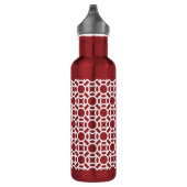 Naadloze Witte Patroon DIY Achtergrondkleur Waterfles (Rechts)