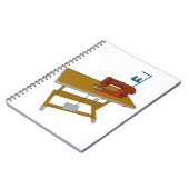 naadtafel en -machine notitieboek (Linkerzijde)