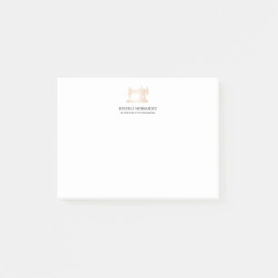  naadverstelling van de goudnaaimachine post-it® notes