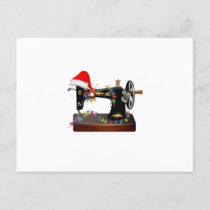 Naai cadeau Prettig Kerstfeest Naailiefhebber Uitnodiging Briefkaart