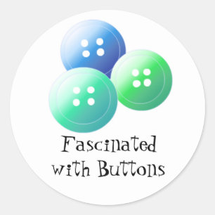Naai Ontwerp Ronde Sticker