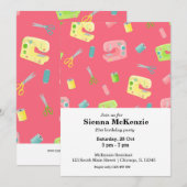 Naai patroon kaart (Voorkant / Achterkant)