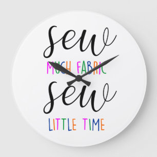 naai veel stof naaien met weinig tijd naadloos gra grote klok