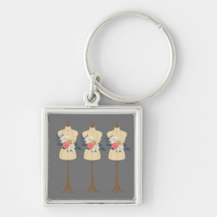 naaiachtige kleding sleutelhanger