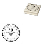 Naaiadres Rubberstempel (Gestempeld)