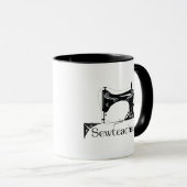 Naaibare Vintage naaimachine Mok (Voorkant rechts)