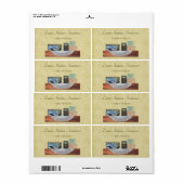 Naaibedrijfsetiket Etiket (Full Sheet)