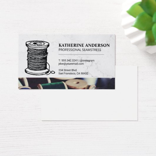 Naaidraadspoel Logo Visitekaartje (Bureau)